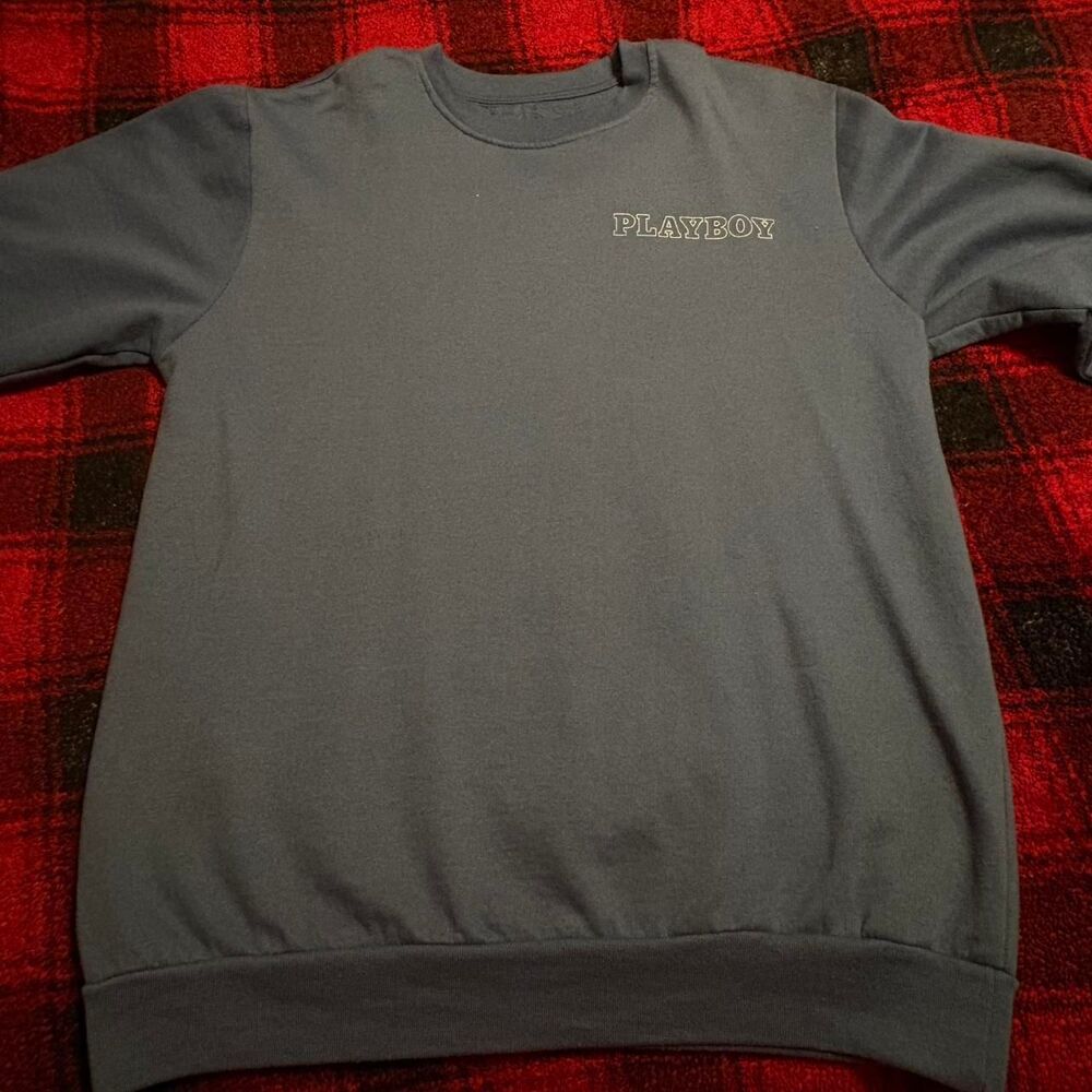 Playboy Women's Blue and Navy sweater